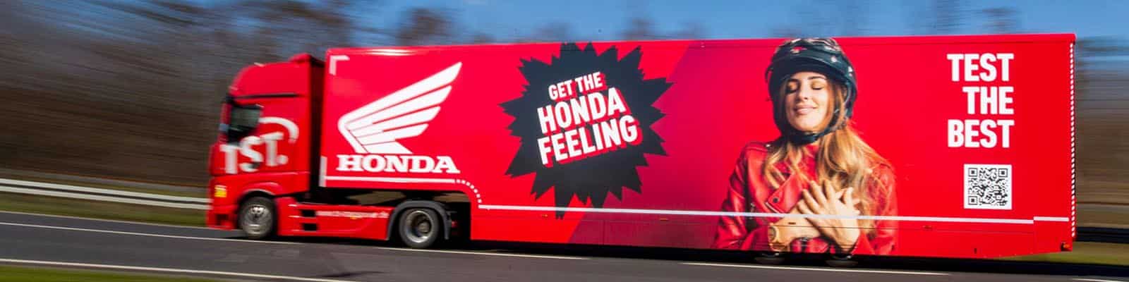 Auto-Leebmann Motorrad Honda Probefahrttruck