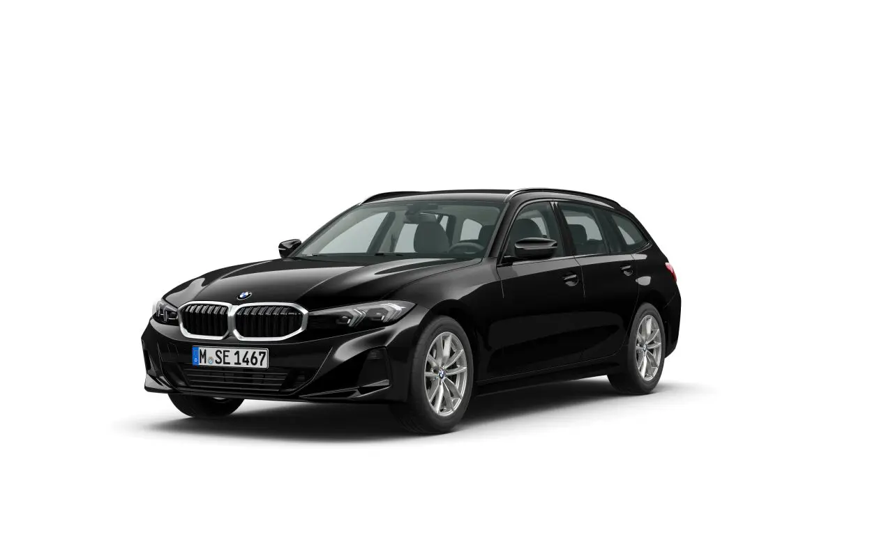 BMW 318i Touring Schwarz uni