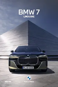 BMW Preisliste 7er