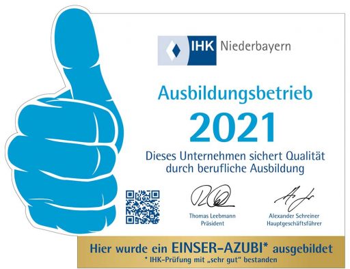 IHK Ausbildungsbetrieb 10.2020 IHK Ausbildungsbetrieb 10.2020
