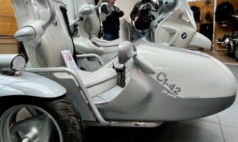 Motorrad Leebmann Saisonstart - Josef Loibl präsentiert BMW C1 Gespann