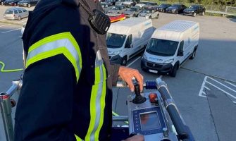 Auto-Leebmann Feuerwehr Passau Löschzug Hauptwache Objektübung 22.07.2022