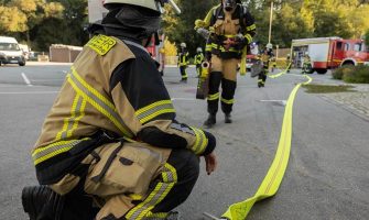 Auto-Leebmann Feuerwehr Passau Löschzug Hauptwache Objektübung 22.07.2022