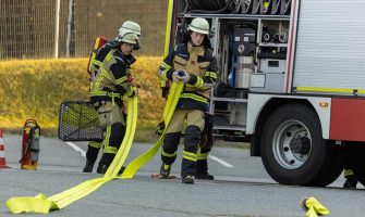 Auto-Leebmann Feuerwehr Passau Löschzug Hauptwache Objektübung 22.07.2022