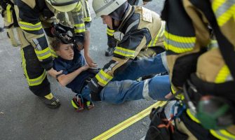 Auto-Leebmann Feuerwehr Passau Löschzug Hauptwache Objektübung 22.07.2022