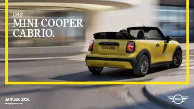 MINI Preisliste Cooper Cabrio