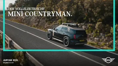 MINI Preisliste Countryman vollelektrisch